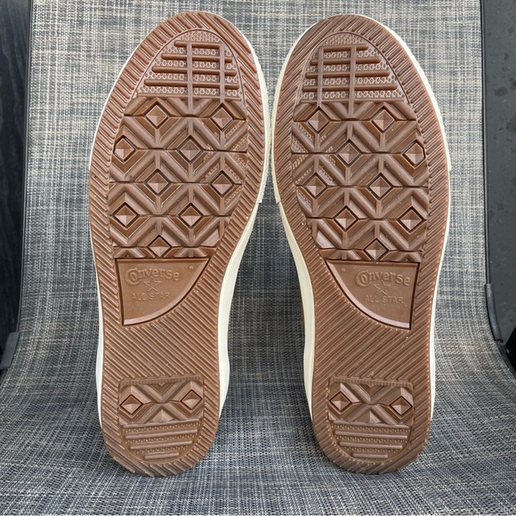 Converse Chuck Taylor All Star Waterproof Boot High Tan Leather Sneakers Men’s 8 - Picture 8 of 10